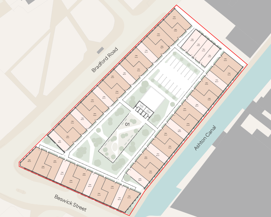 Brunswick Mill Phase 2 Courtyard